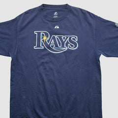 Tampa Bay Rays Majestic 2008 T-shirt - Navy Vintage