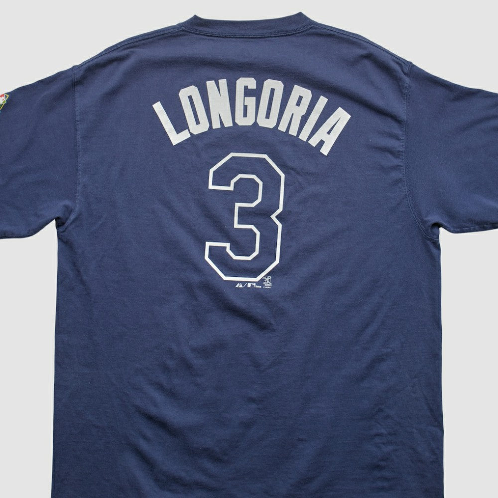 Tampa Bay Rays Majestic 2008 T-shirt - Navy Vintage