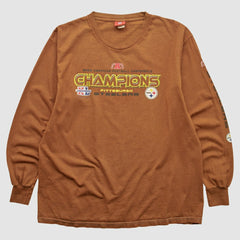 Pittsburgh Steelers NFL 2006 Long Sleeve T-shirt - Brown Vintage online