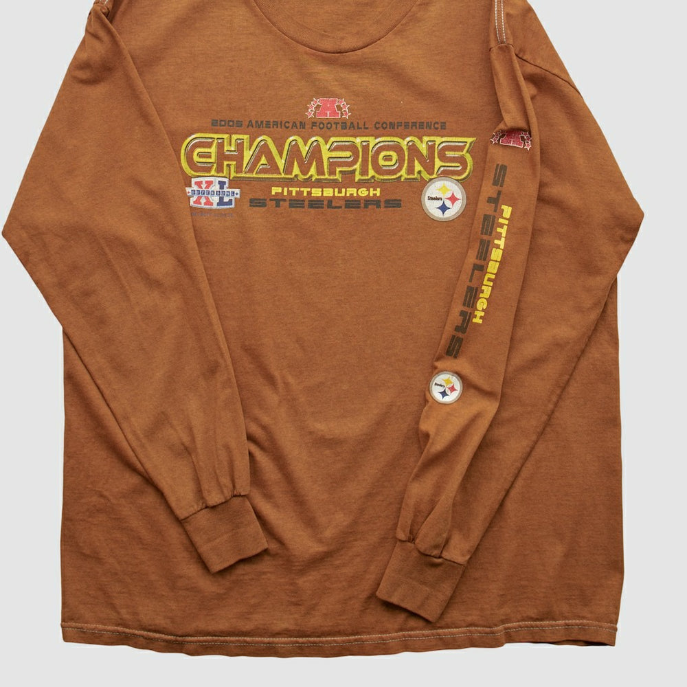 Pittsburgh Steelers NFL 2006 Long Sleeve T-shirt - Brown Vintage online