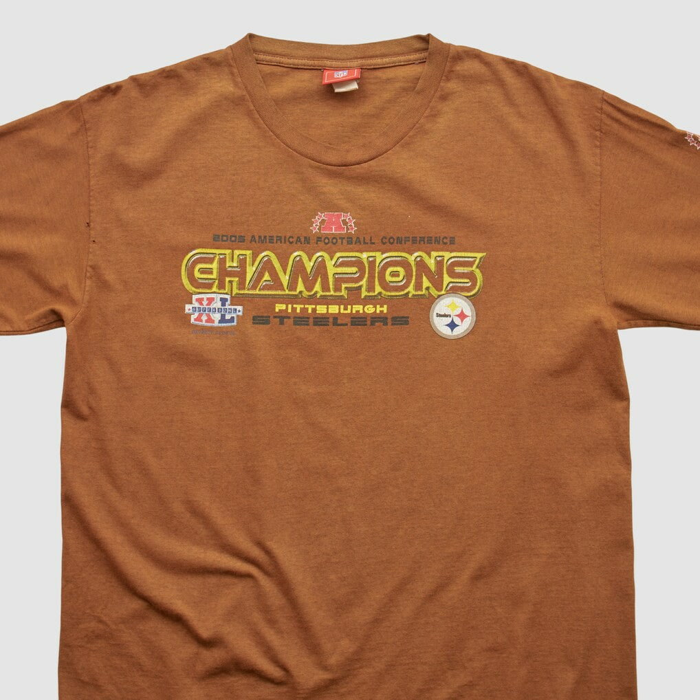 Pittsburgh Steelers NFL 2006 Long Sleeve T-shirt - Brown Vintage online