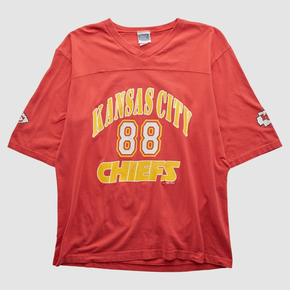Kansas City Chiefs Sport Attack 90s T-shirt - Red Vintage cheap