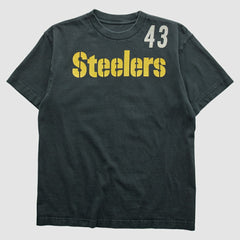 Pittsburgh Steelers Reebok 2000s T-shirt - Black Vintage discount
