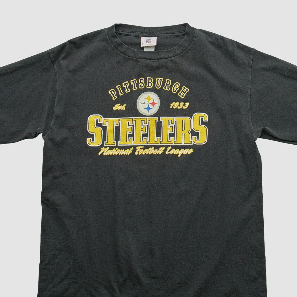 Pittsburgh Steelers NFL 2000s Long Sleeve T-shirt - Black Vintage outlet