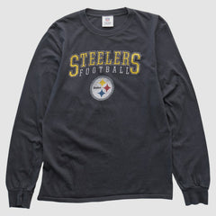 Pittsburgh Steelers NFL 2010s Long Sleeve T-shirt - Black Vintage on sale