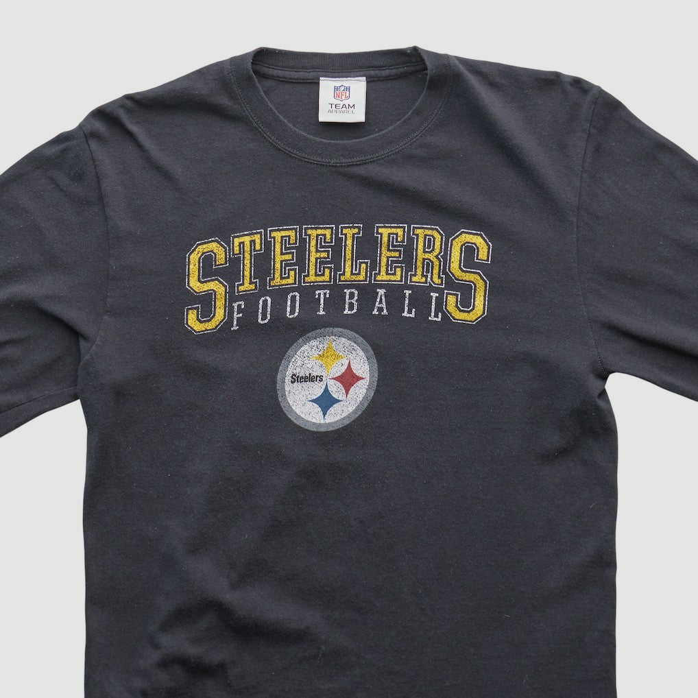 Pittsburgh Steelers NFL 2010s Long Sleeve T-shirt - Black Vintage on sale