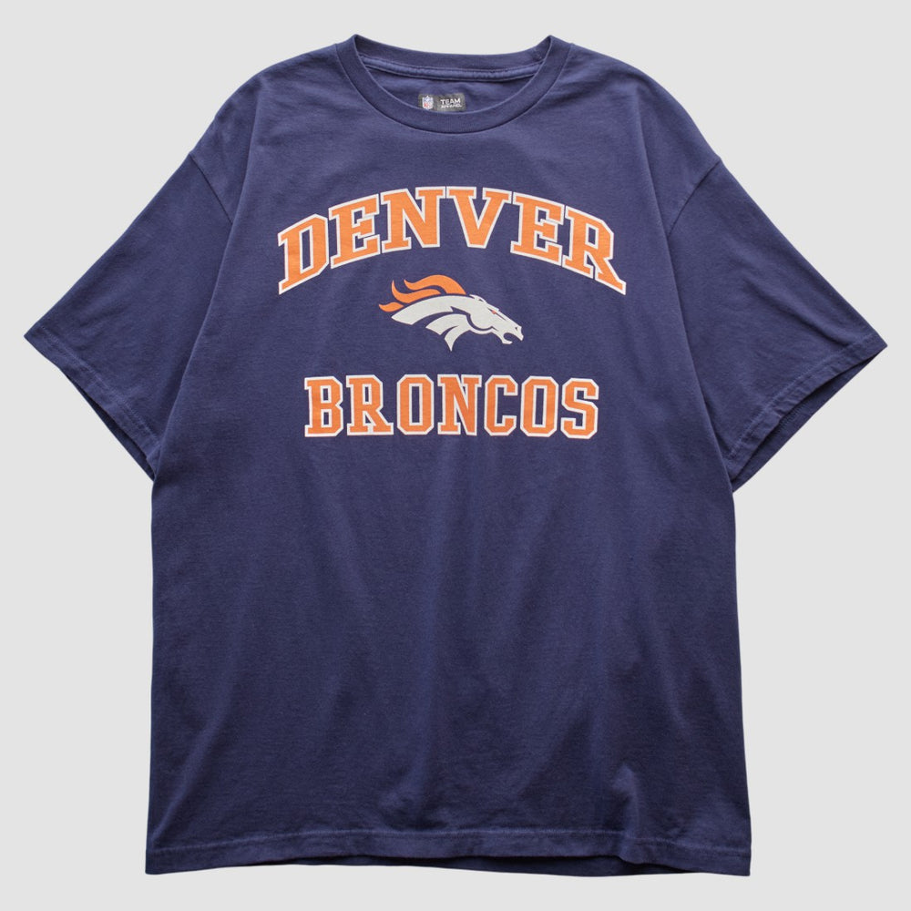 Denver Broncos Team Edition Apparel 2000s T-shirt - Navy Vintage discount