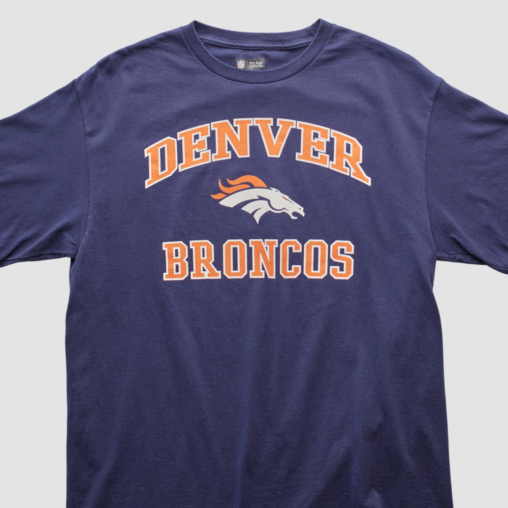 Denver Broncos Team Edition Apparel 2000s T-shirt - Navy Vintage discount