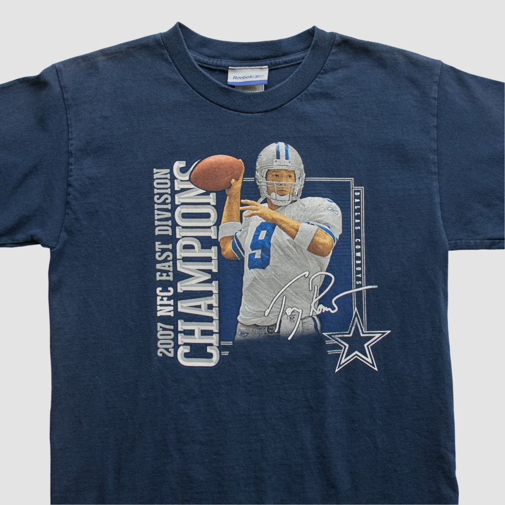 Dallas Cowboys Reebok 2007 T-shirt - Navy - Yth L Real Vintage on sale