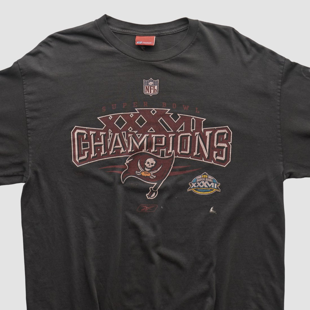 Tampa Bay Buccaneers Reebok 2003 Long Sleeve T-shirt - Black Vintage for sale