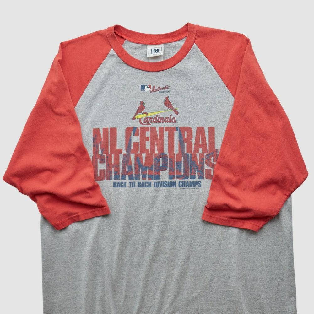 St. Louis Cardinals Lee Apparel 2000s T-shirt - Heather Gray Vintage