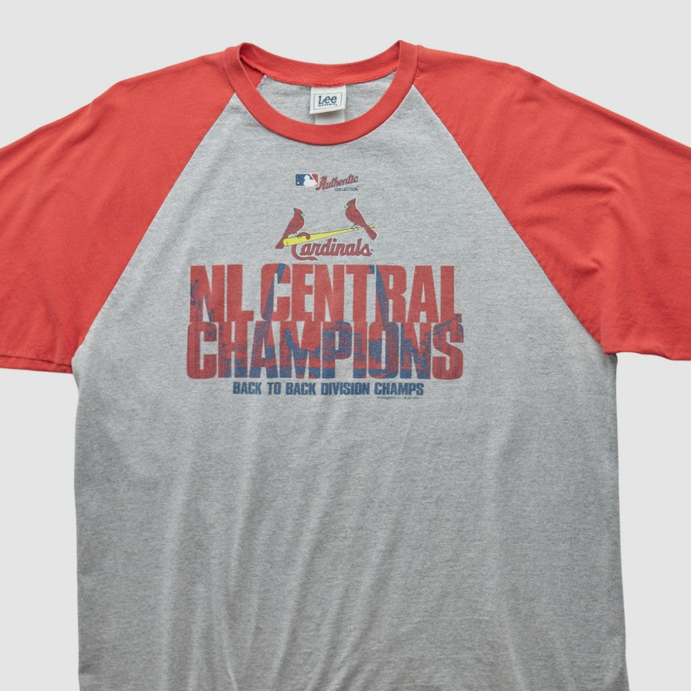 St. Louis Cardinals Lee Apparel 2000s T-shirt - Heather Gray Vintage