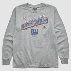 New York Giants Reebok 2011 Pullover Sweatshirt - Heather Gray Vintage for sale