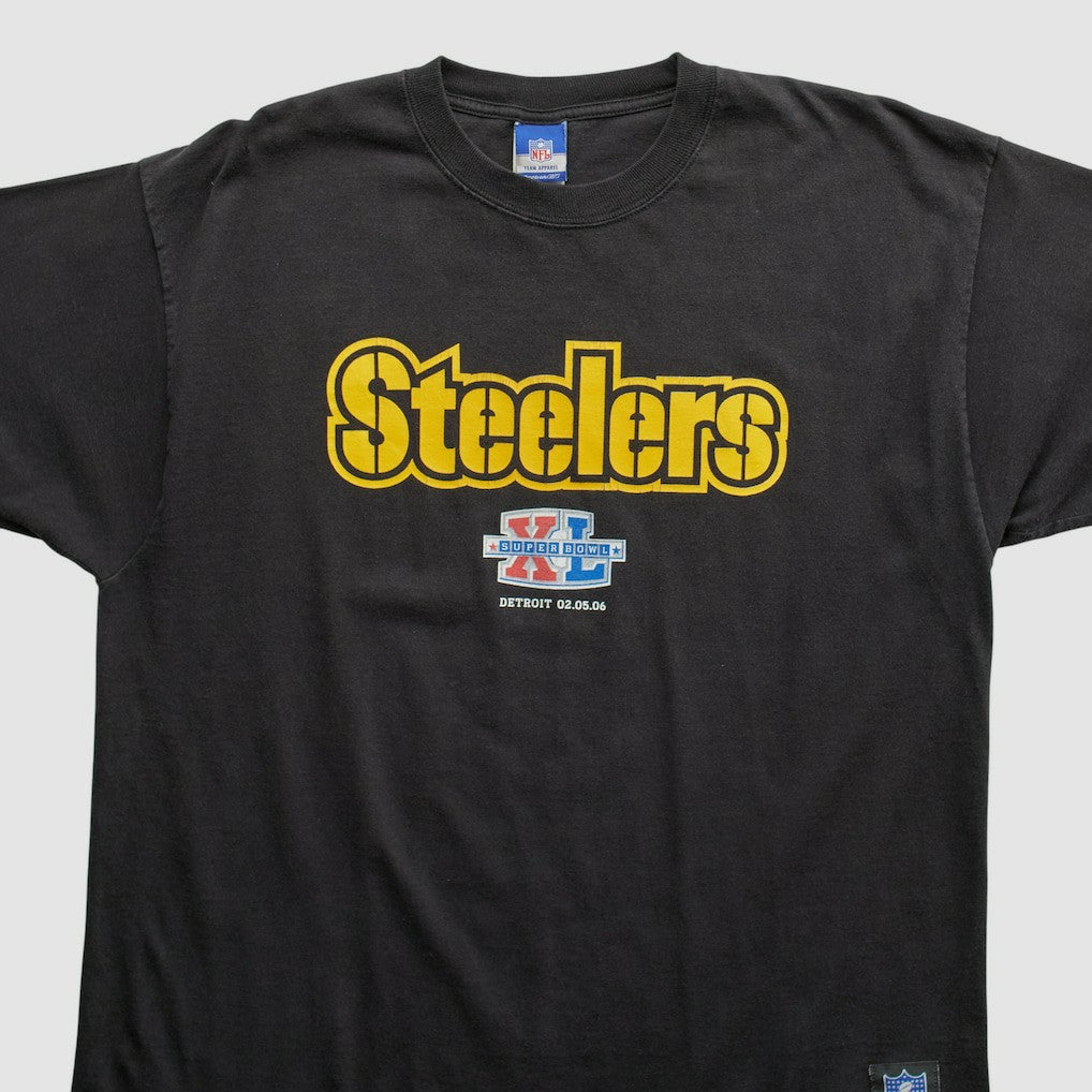 Pittsburgh Steelers Reebok 2000s T-shirt - Black Vintage discount