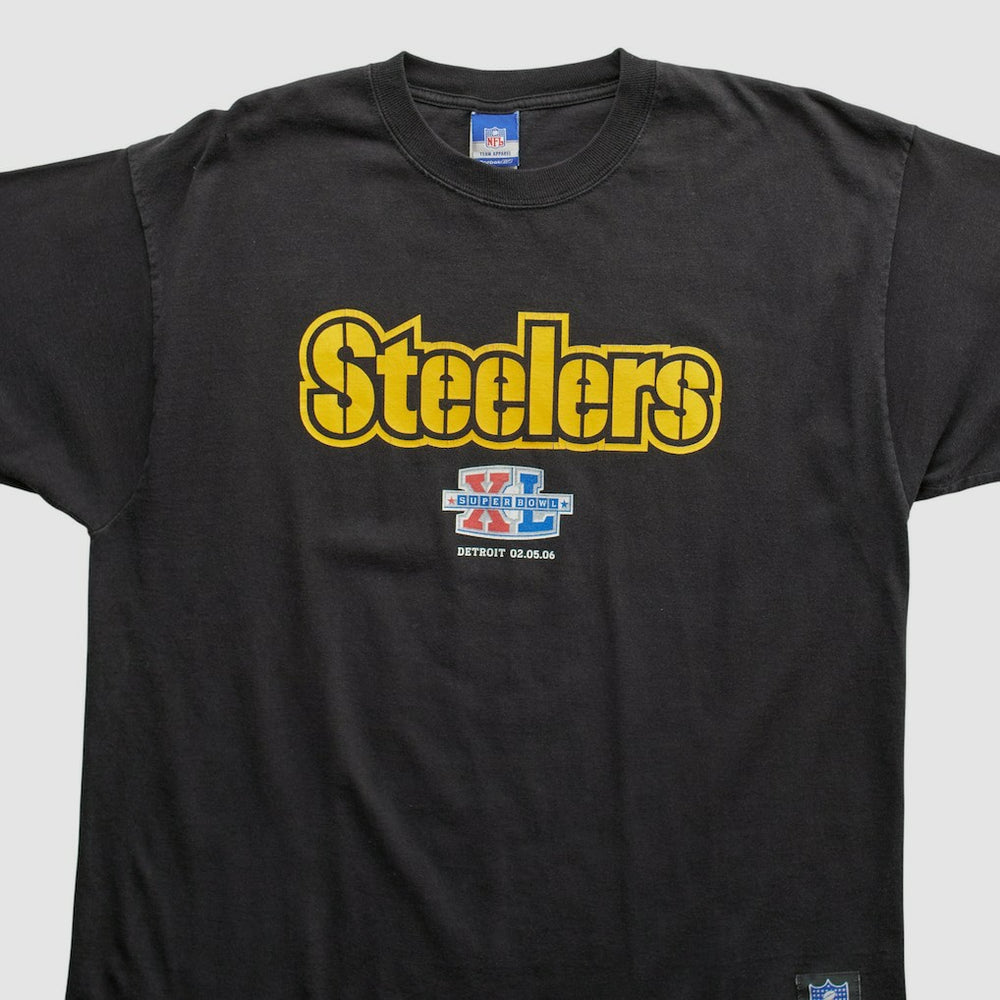 Pittsburgh Steelers Reebok 2000s T-shirt - Black Vintage discount
