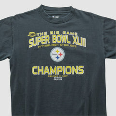 Pittsburgh Steelers NFL 2009 T-shirt - Charcoal Vintage for sale