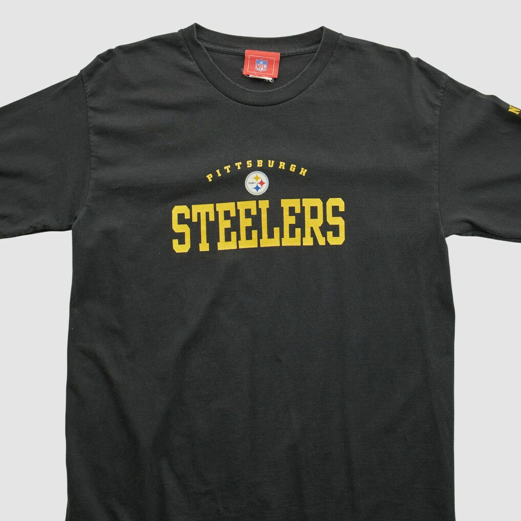 Pittsburgh Steelers NFL 2000s Long Sleeve T-shirt - Black Vintage cheap