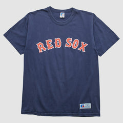 Boston Red Sox Russell 2000s T-shirt - Navy Vintage