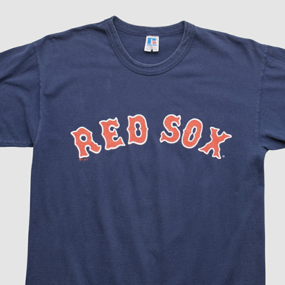 Boston Red Sox Russell 2000s T-shirt - Navy Vintage