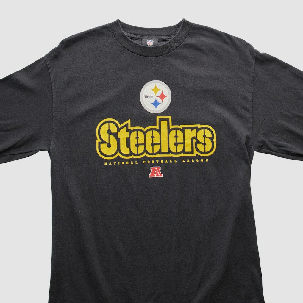 Pittsburgh Steelers NFL 2010s Long Sleeve T-shirt - Black Vintage outlet