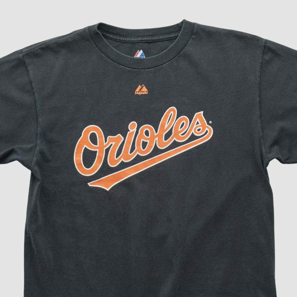 Baltimore Orioles Majestic 2000s T-shirt - Black Vintage