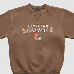 Cleveland Browns Pro Player 2000s Pullover Sweatshirt - Brown Vintage discount
