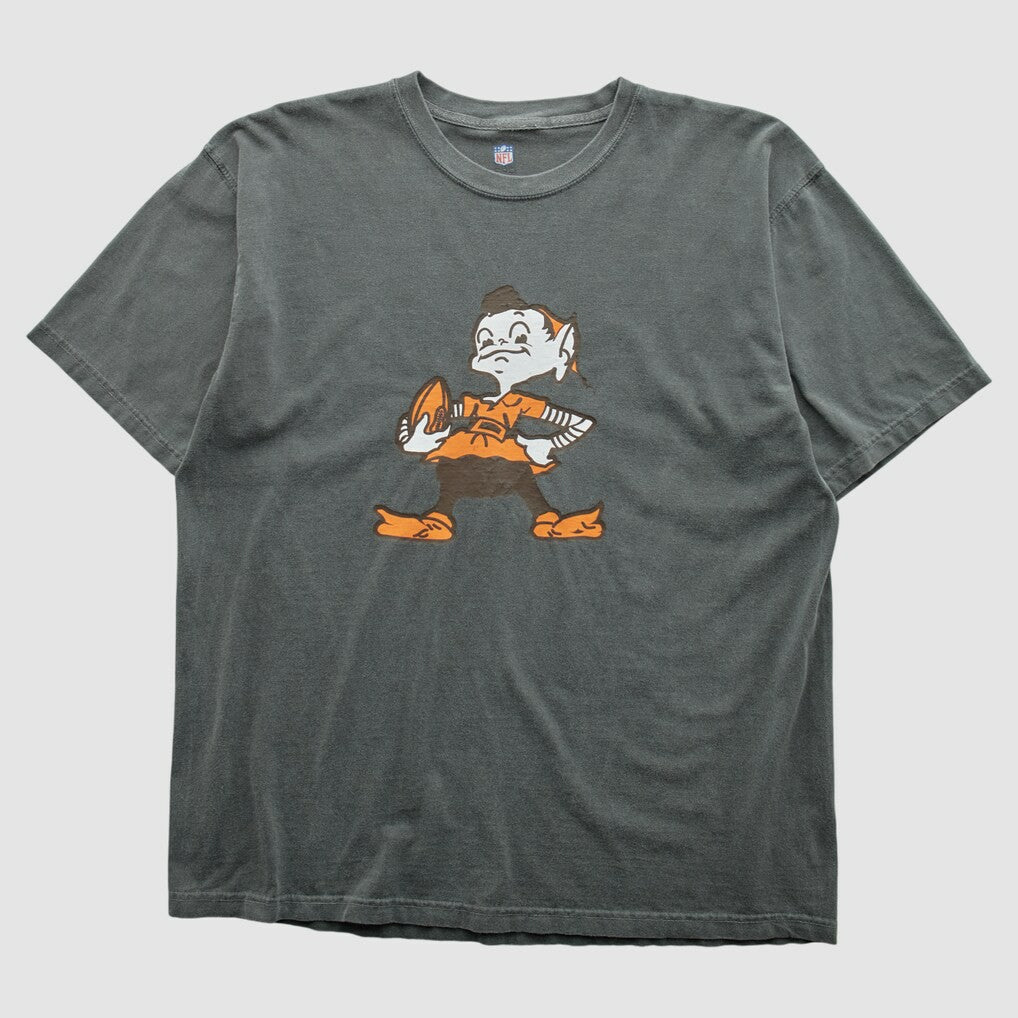 Cleveland Browns NFL Pro Line 2010s T-shirt - Charcoal Vintage sale
