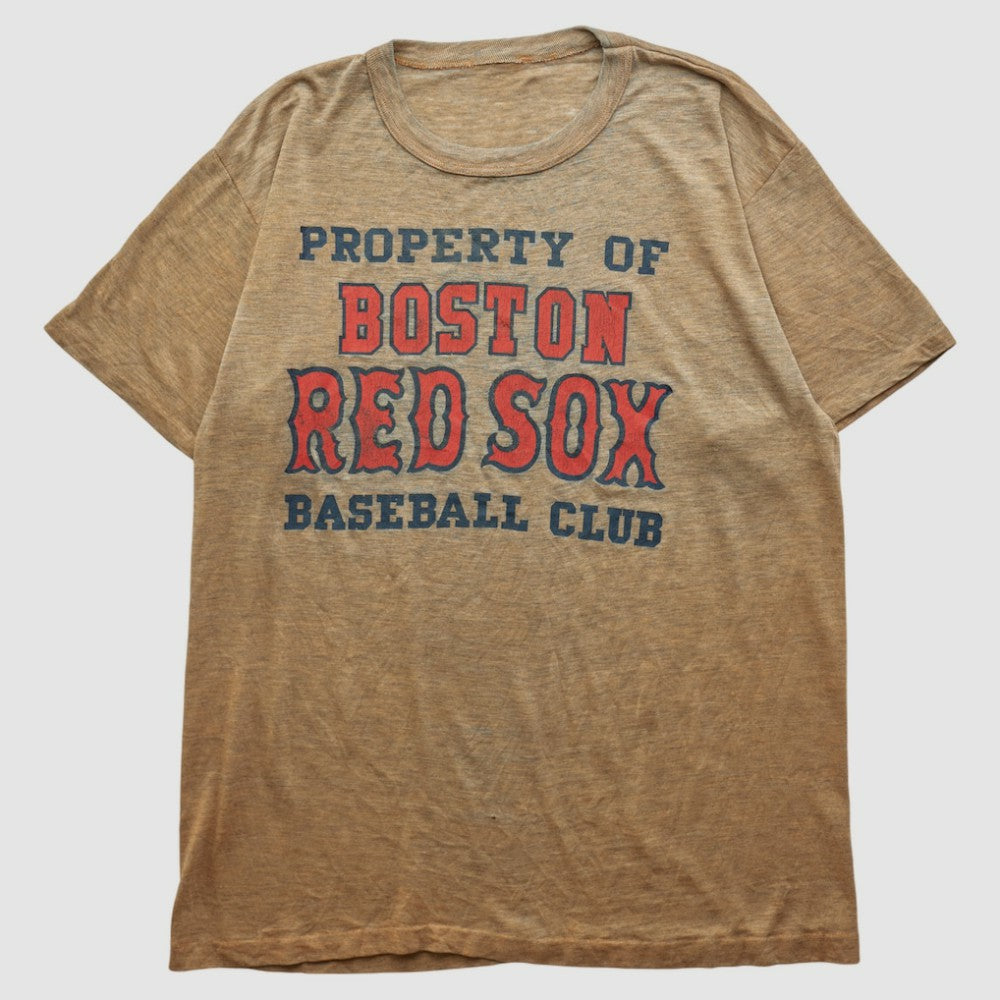 Boston Red Sox 80s T-shirt - Tan Vintage