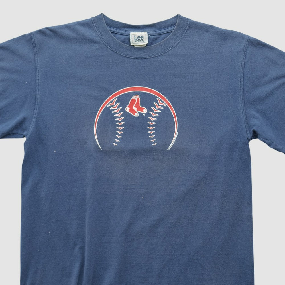 Boston Red Sox Lee Apparel 2000s T-shirt - Navy Vintage