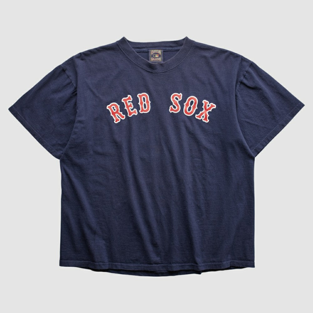 Boston Red Sox Majestic 2000s T-shirt - Navy Vintage