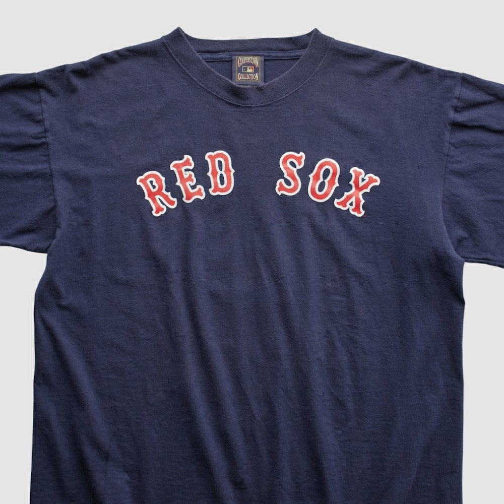 Boston Red Sox Majestic 2000s T-shirt - Navy Vintage