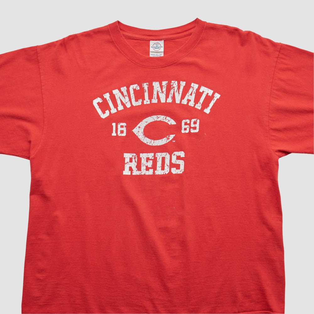 Cincinnati Reds Delta 2010s T-shirt - Red Vintage