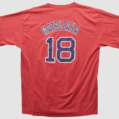 Boston Red Sox Majestic 2000s T-shirt - Red Vintage