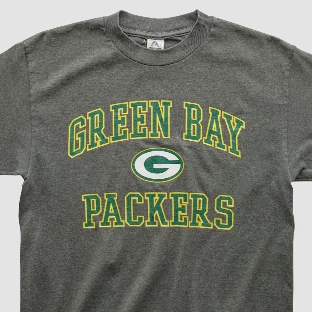 Green Bay Packers Alstyle 2010s T-shirt - Dark Heather Gray Vintage on sale