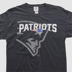New England Patriots NFL 2010s Long Sleeve T-shirt - Black Vintage on sale