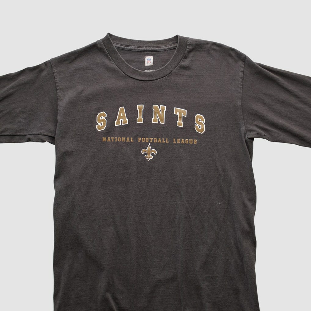 New Orleans Saints NFL 2000s Long Sleeve T-shirt - Charcoal Vintage sale