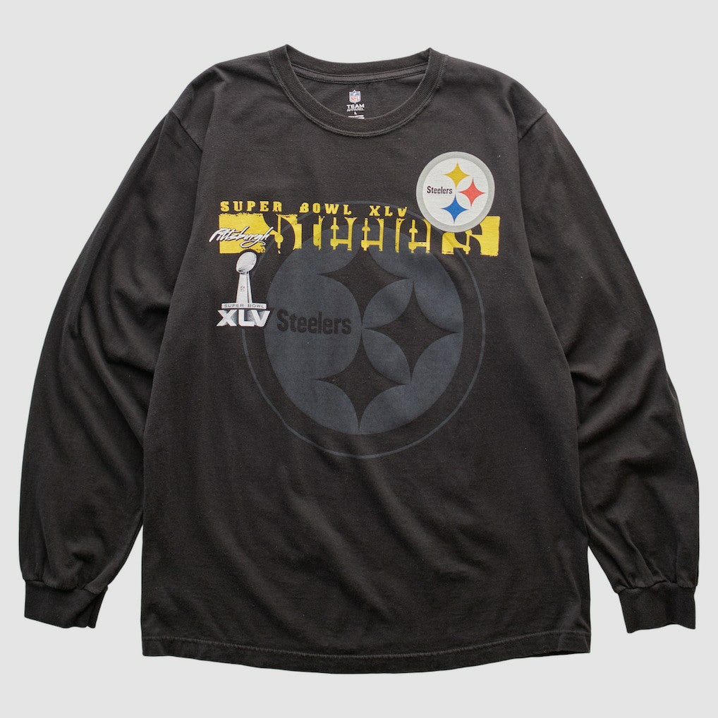 Pittsburgh Steelers NFL 2011 Long Sleeve T-shirt - Black Vintage online