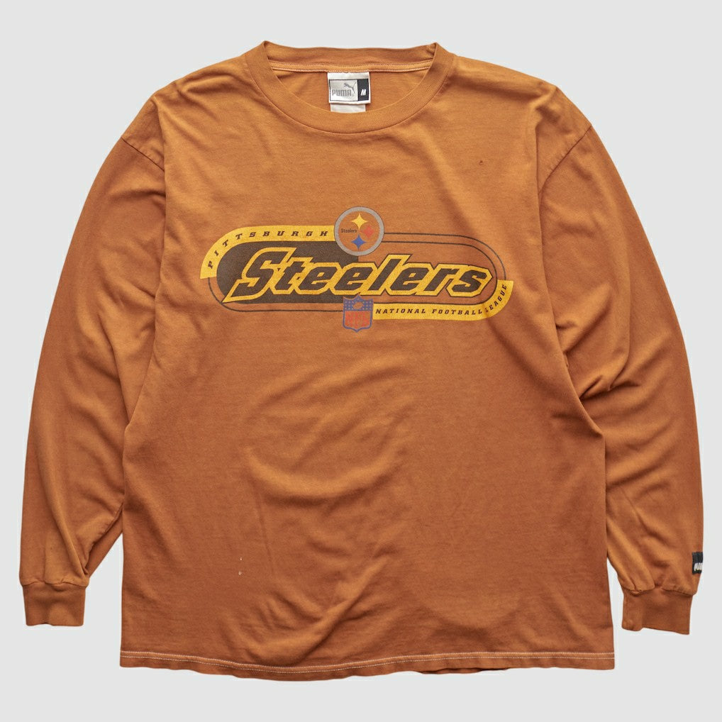 Pittsburgh Steelers 2000s Long Sleeve T-shirt - Brown Vintage online