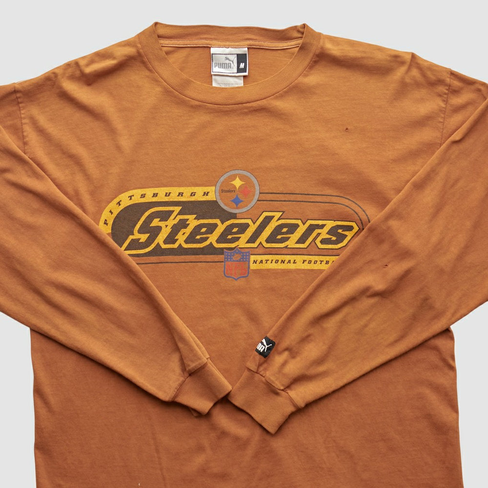 Pittsburgh Steelers 2000s Long Sleeve T-shirt - Brown Vintage online