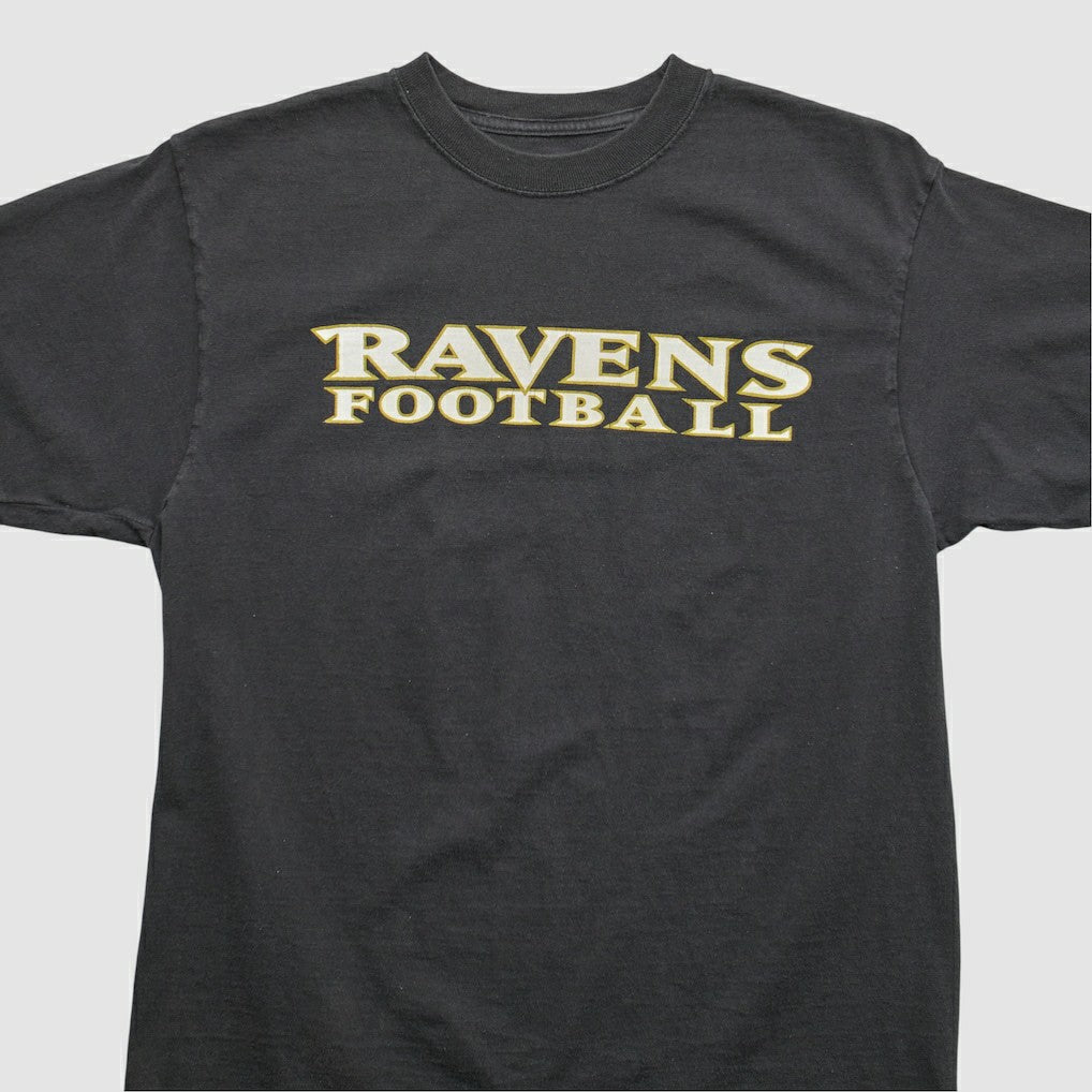 Baltimore Ravens Reebok 2000s T-shirt - Black Vintage sale