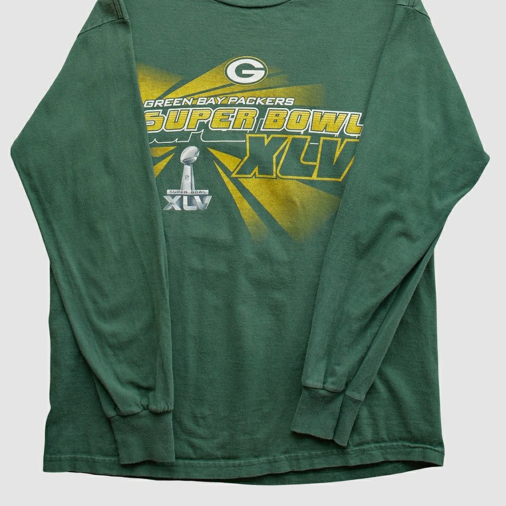 Green Bay Packers NFL 2011 Long Sleeve T-shirt - Green Vintage for sale