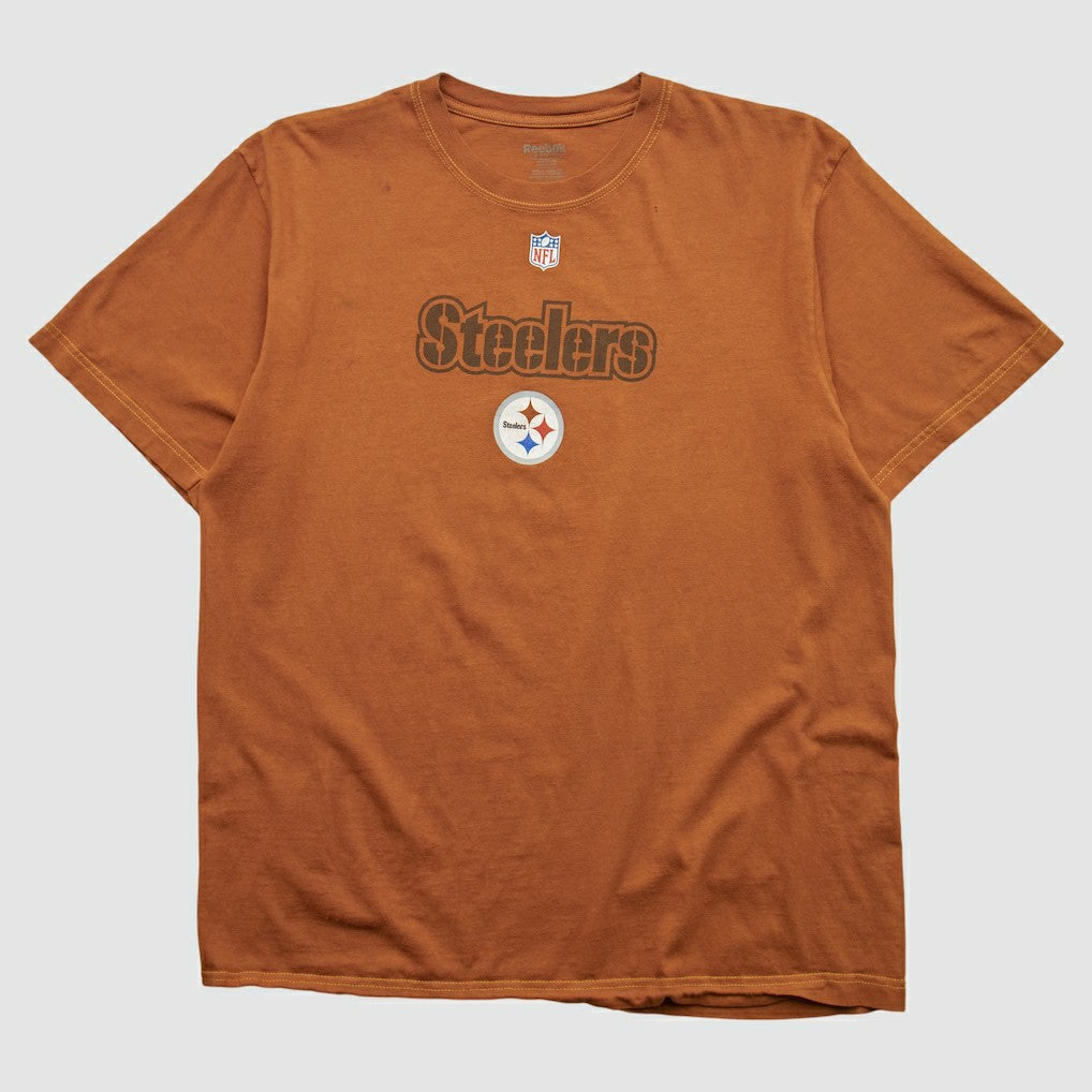 Pittsburgh Steelers Reebok 2000s T-shirt - Orange Vintage discount