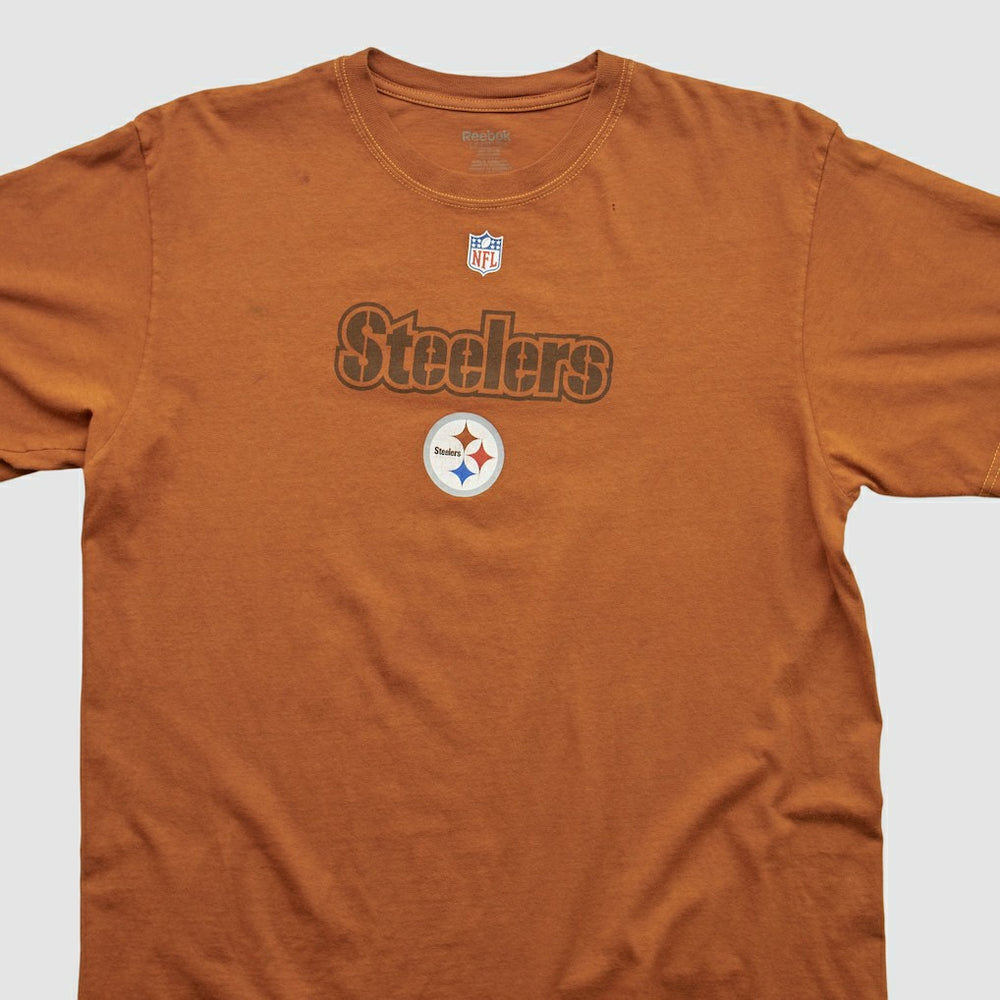 Pittsburgh Steelers Reebok 2000s T-shirt - Orange Vintage discount