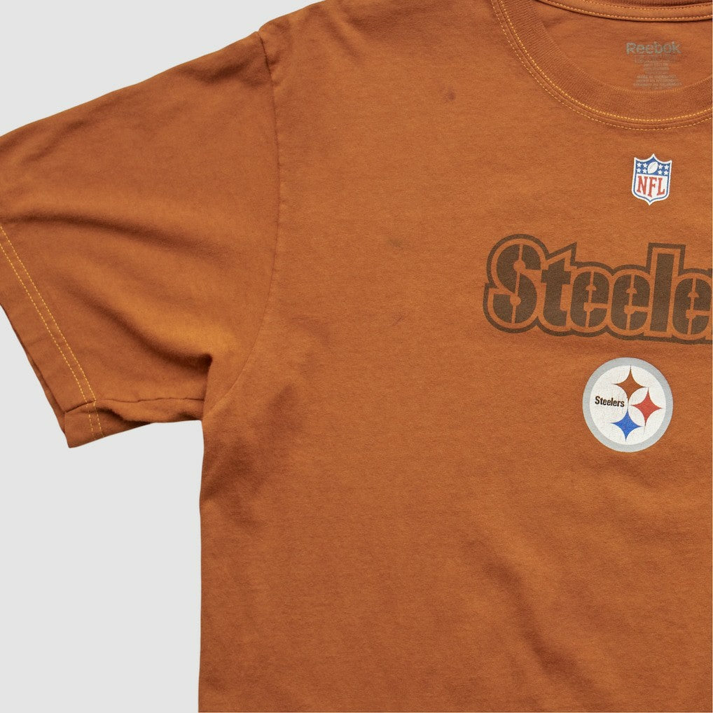 Pittsburgh Steelers Reebok 2000s T-shirt - Orange Vintage discount