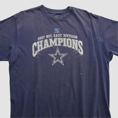 Dallas Cowboys Reebok 2007 T-shirt - Navy Vintage outlet