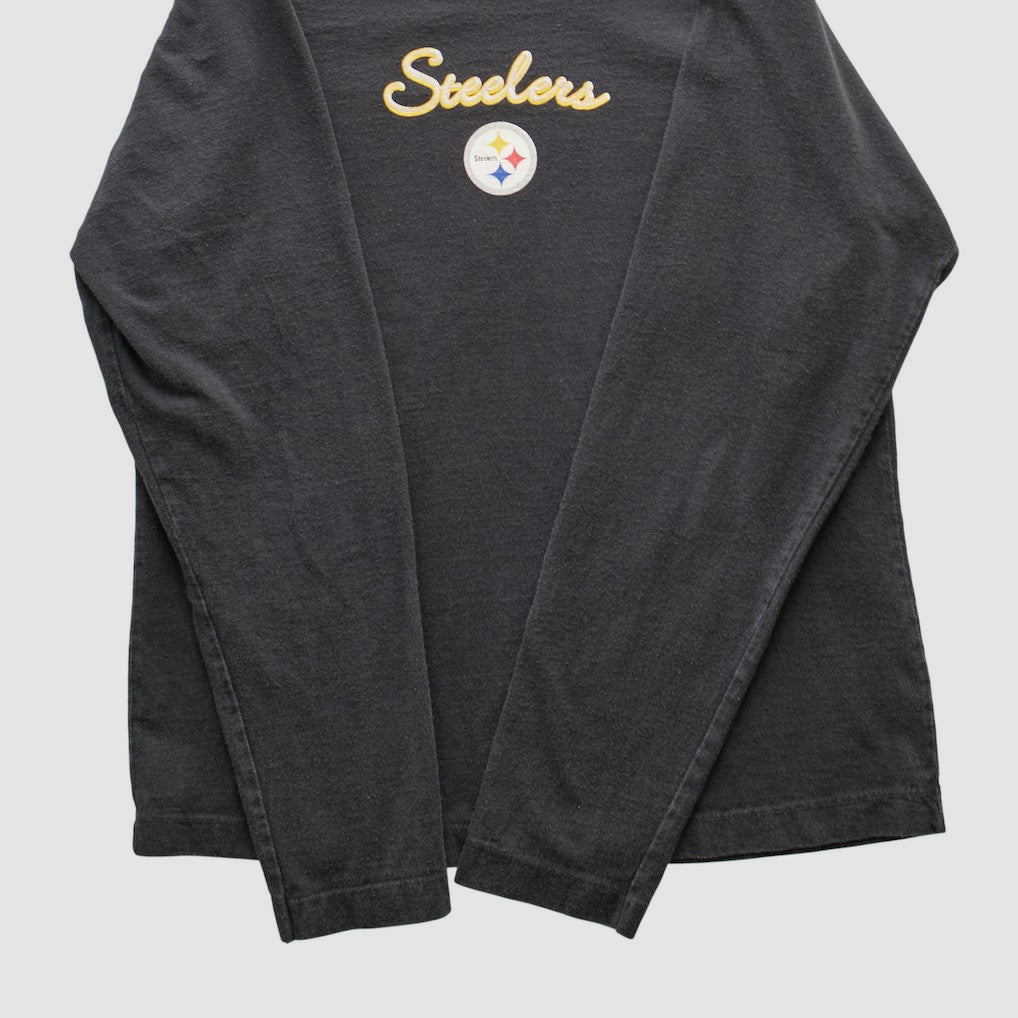 Pittsburgh Steelers NFL 2000s Long Sleeve T-shirt - Black Vintage outlet