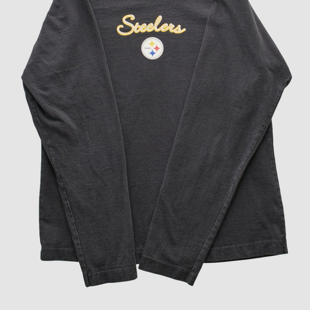 Pittsburgh Steelers NFL 2000s Long Sleeve T-shirt - Black Vintage outlet