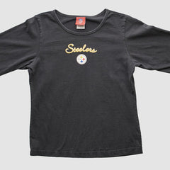 Pittsburgh Steelers NFL 2000s Long Sleeve T-shirt - Black Vintage outlet