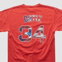 Boston Red Sox Lee Apparel 2000s T-shirt - Red Vintage