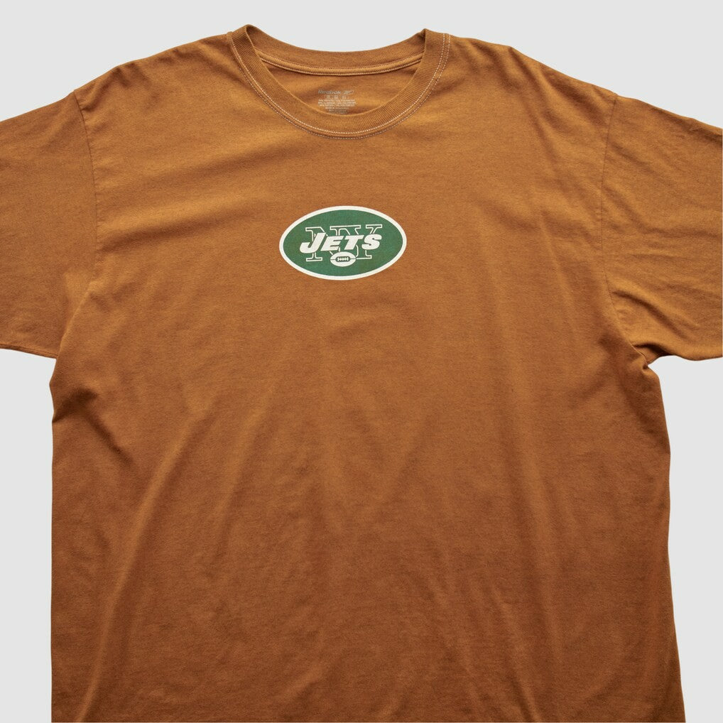 New York Jets Reebok 2000s T-shirt - Orange Vintage sale